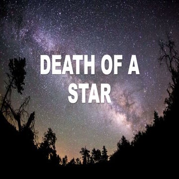 Death of a Star