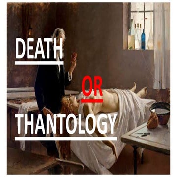 Death or Thantology types,modes. a goodpptx