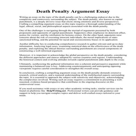 Death Penalty Argument Essay.pdf