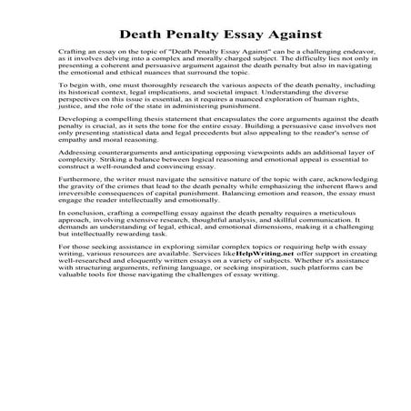 Death Penalty Essay Against.pdf