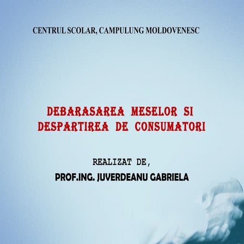 Debarasarea ppt