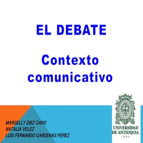 exposicion del debate