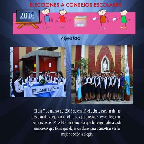 Elección de Concejo Estudiantil 2016