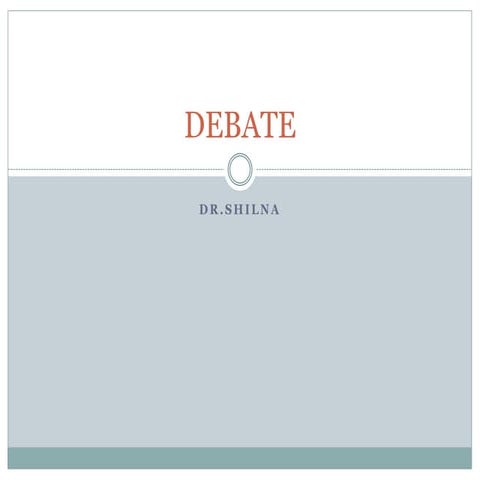 Debate