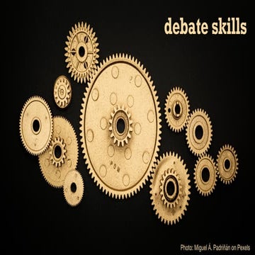 Debate Constructing Arguments (Up for Debate 3rd E)