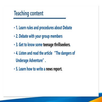 Debate Lesson for Different Roles and Styles | PPTX