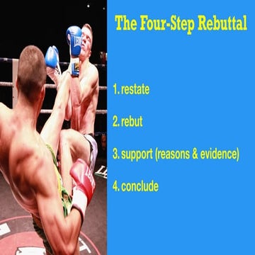 Debate Four-Step Rebuttal - GTB