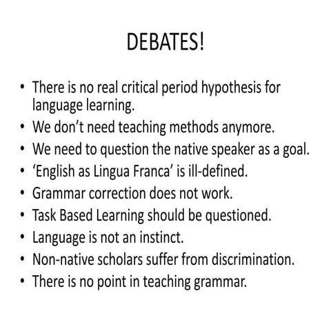 Debates! | PPTX | Education