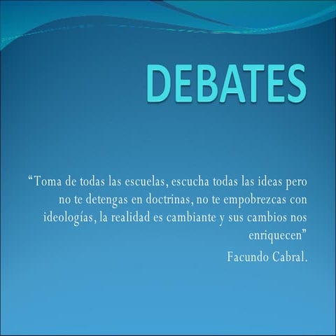 Debates 2
