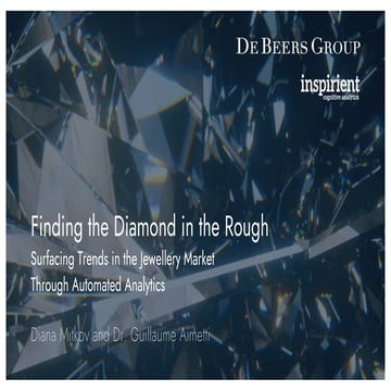 Finding the Diamond in the Rough (IIEX.AI 2024 presentation)