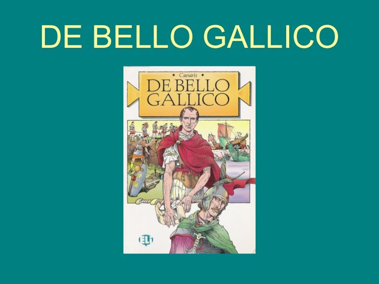De Bello Gallico Libro 1 Latino
