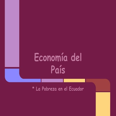Pobreza en ecuador causas y consecuencias | PDF