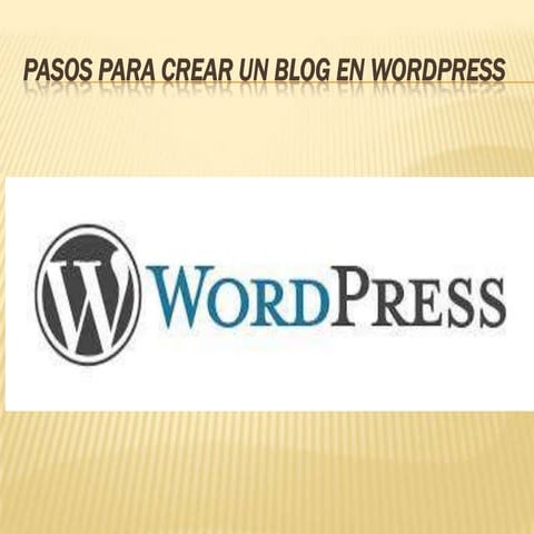 pasos para crear una cuenta en wordpress
