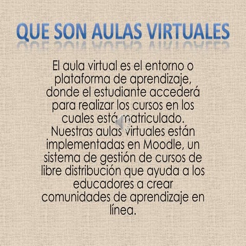 AULAS VIRTUALES 
