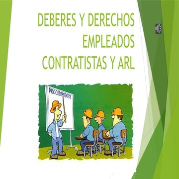 Derechos y deberes en Seguridad y Salud en el Trabajo | PPT