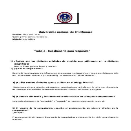 Deber jesus llivi d.