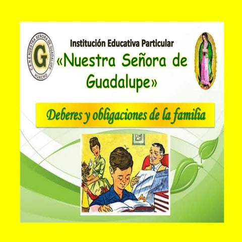 Deberes de la familia
