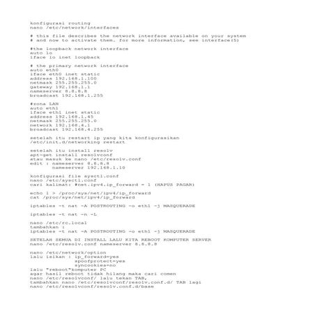 2. untuk mengganti repository debian ke repo local seperti repo kambing ...