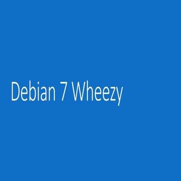Administrasi Server Debian 7 Wheezy