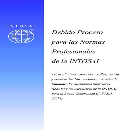 Debido proceso de las np intosai | PDF