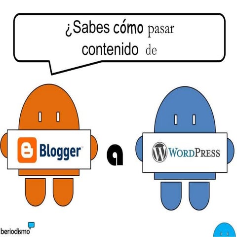 De blogger a wordpress