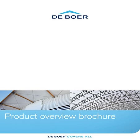 De Boer 2011 Product Brochure English