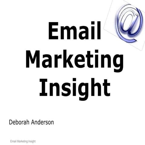 Email Marketing Insight