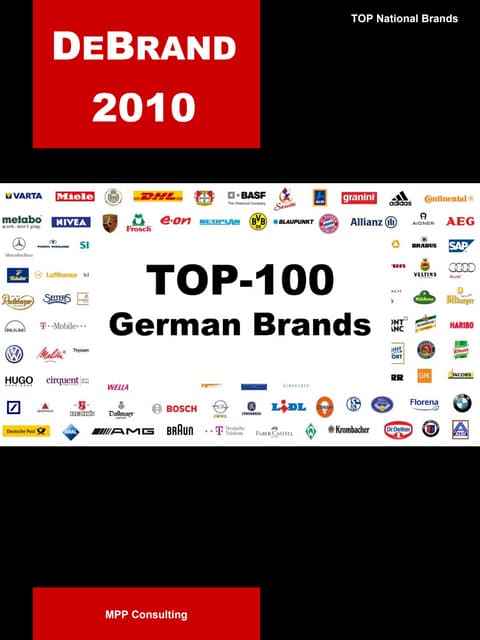 DeBrand-2010 - TOP-100 German Brands