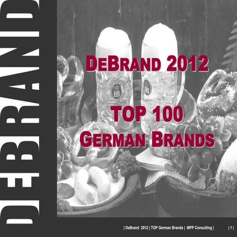 FranBrand 2012 - TOP 100 French Brands | PDF