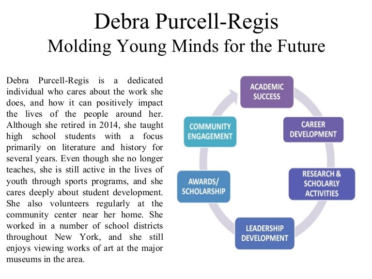Debra PurcellRegis Molding Young Minds for the Future
