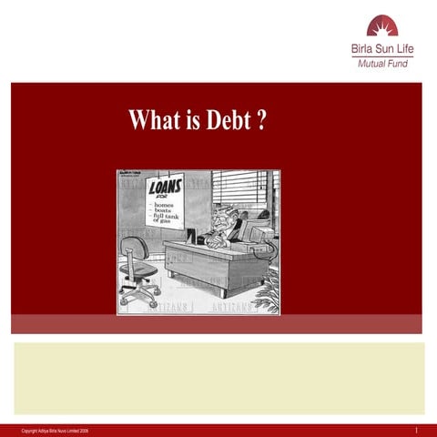 BASIC KNOWLEDGE ABOUT DEBT