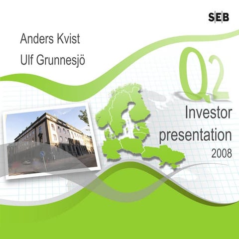 SEB Investor Presentation 2008 Q3 | PDF
