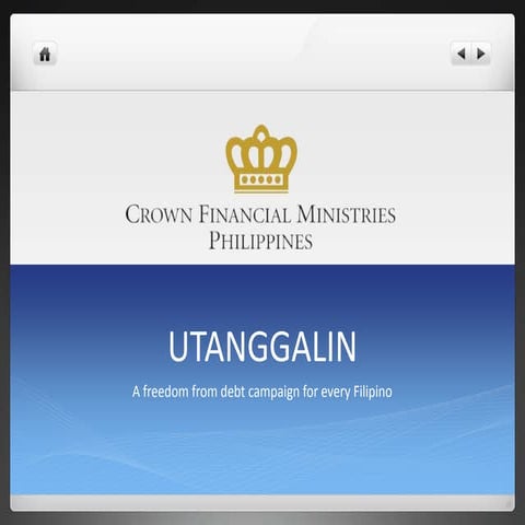 Utanggalin - Crown Financial Ministry Debt module