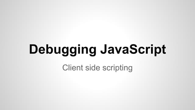 Debugging JavaScript (by Thomas Bindzus, Founder, Vinagility & Thanh Loc Vo, ...
