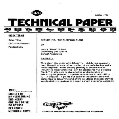 Deburr sleeping-giant