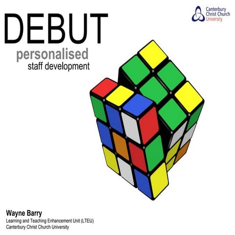 DEBUT - Personalised Staff Development