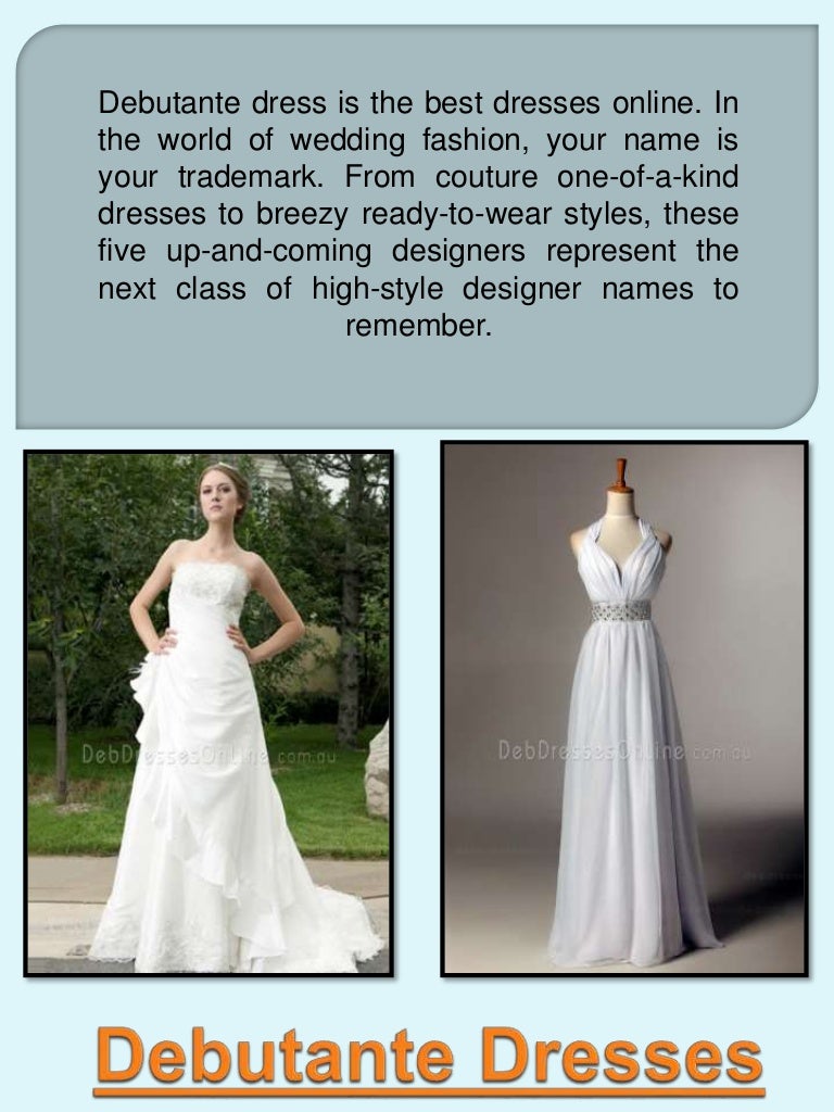 debutante dresses online