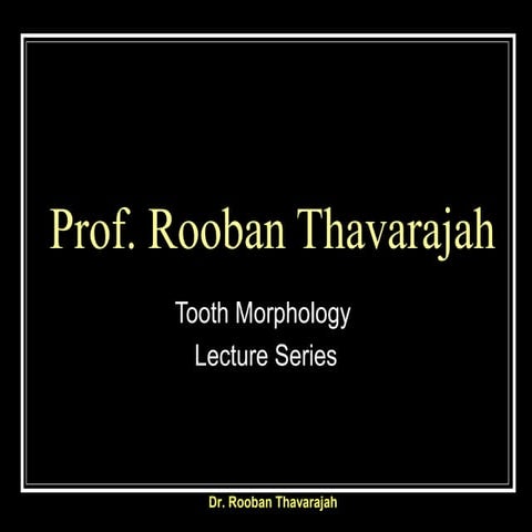 Morphology of Human Deciduous Maxillary Central Incisor Tooth
