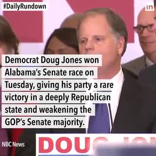 Democrat Doug Jones wins Alabama Senate race, Congress is coming closer to final tax bill, and more news