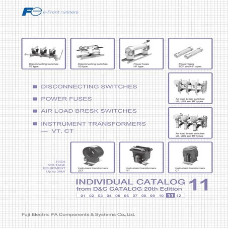 11 - Power Fuses, VT & CT - Fuji Electric