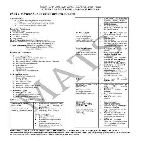 DEC 2012 NLE TIPS MCHN
