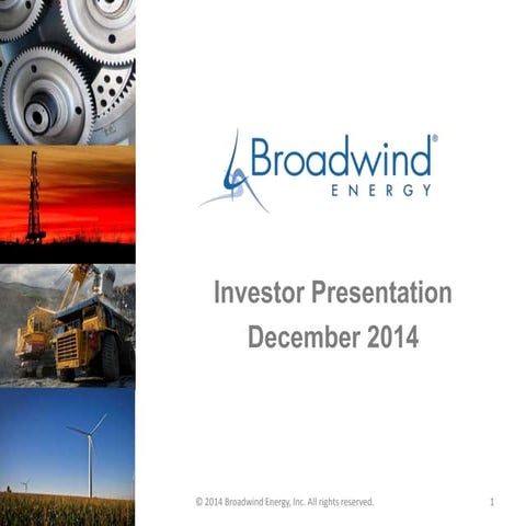 Dec 2014 investor deck