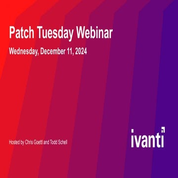 December Patch Tuesday