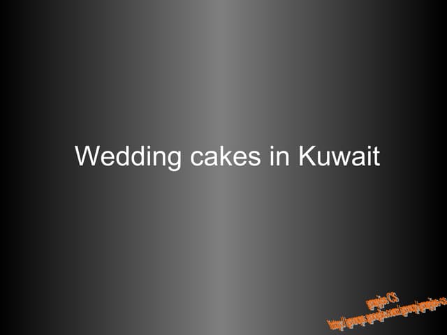 Dec20 Trouwtaarten In Kuwait Cs