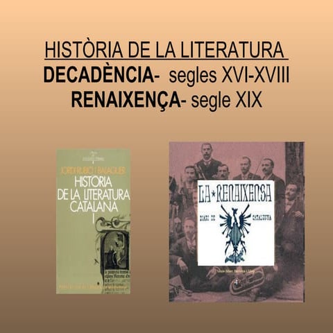 Decadència Renaixença