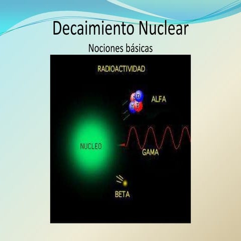 Decaimiento nuclear