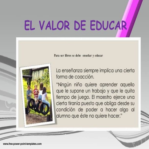 Decalogo el valor de educar.