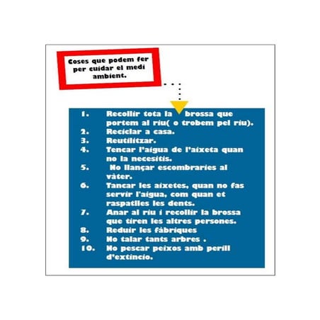 Decàlegs "Cuidem els rius!"