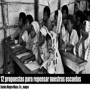 12 ideas para pensar el sentido de la escuela