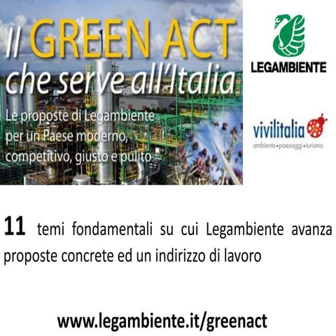 Green ACT _ Dieci idee per il turismo